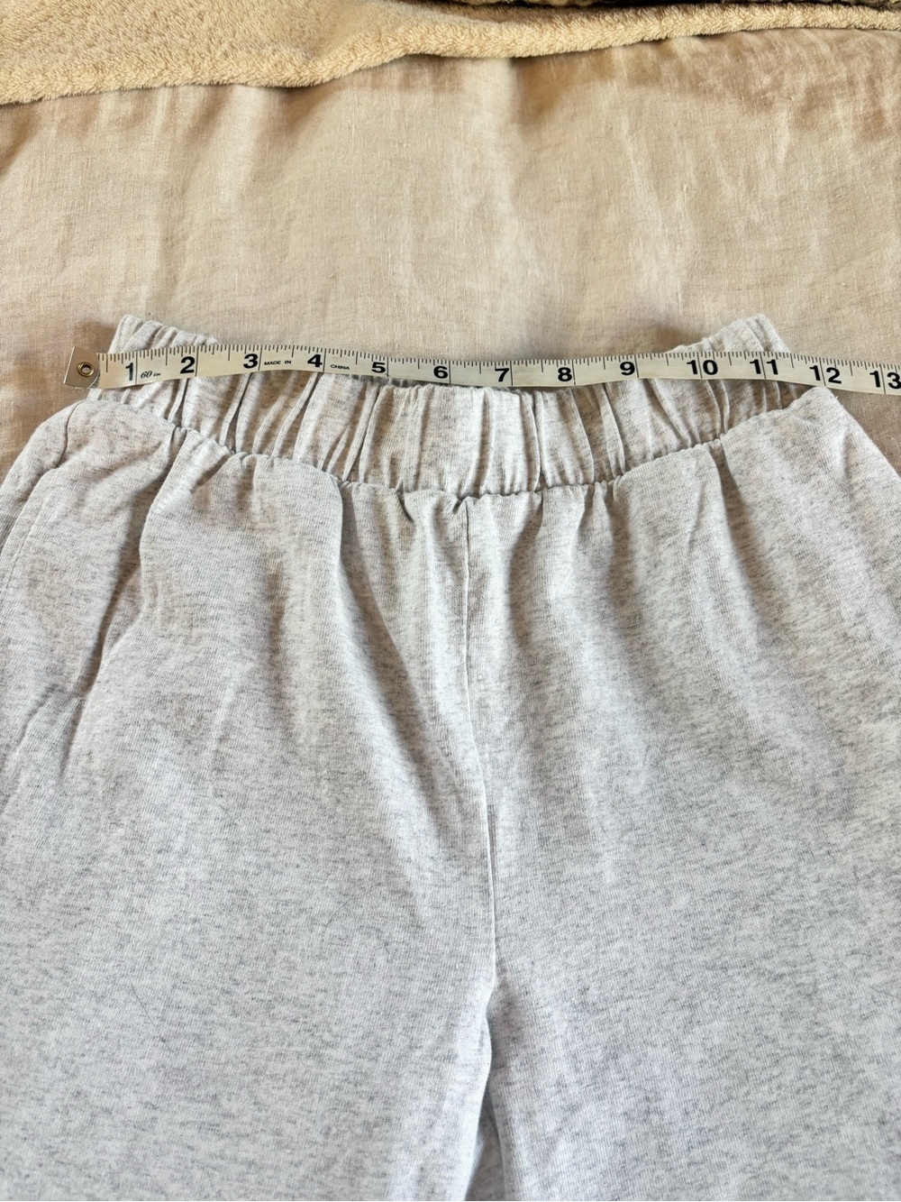 Urban Outfitters Wide Leg Elastic Waist Pants in Light Heather Gray - Picture 6 of 9